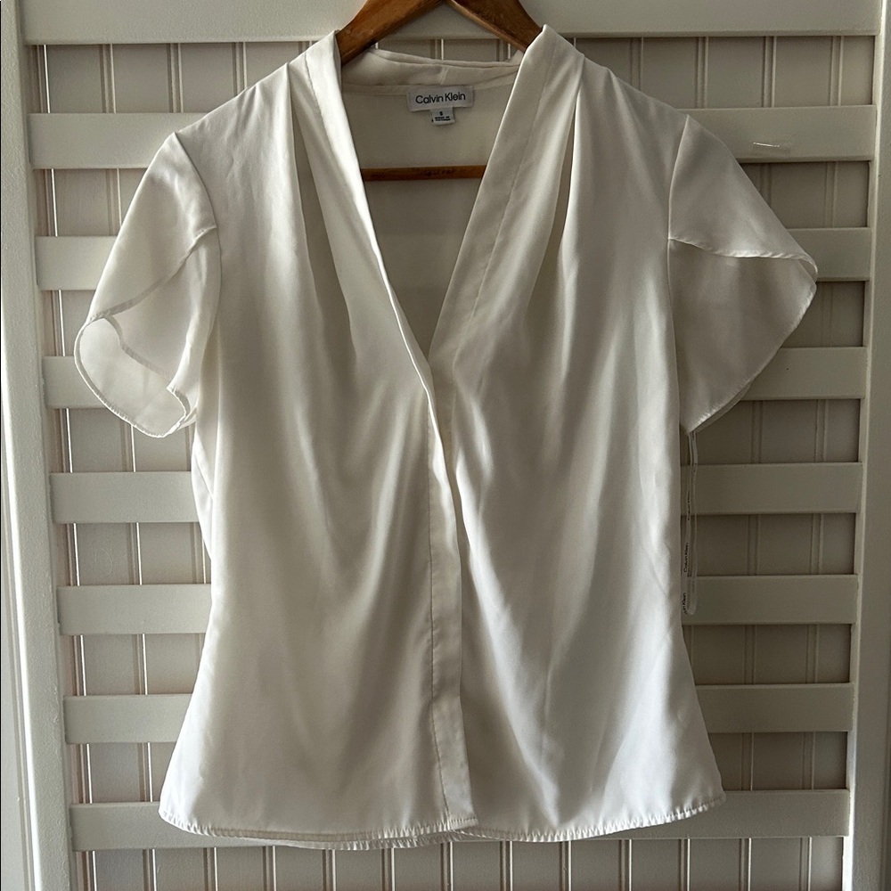 Calvin Klein Cream Blouse for Women